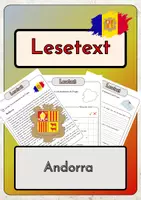 Vorschau - Arbeitsblätter - Leseverständnis - Andorra + Lösungen - Deckblatt