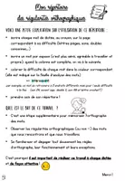 Aperçu - Fiches - Mon répértoire des régularités orthographiques (version 2025) - Page 1