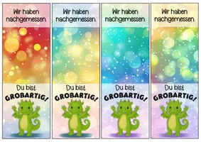 Vorschau - Anderer Materialtyp - Drachenklasse Motivationskärtchen für ein Lineal - Seite 3