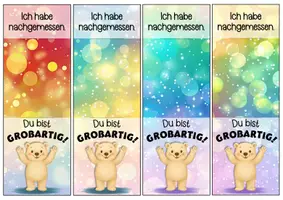 Vorschau - Anderer Materialtyp - Eisbärenklasse Motivationskärtchen für ein Lineal - Seite 2