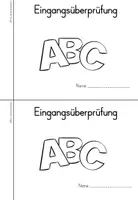 Vorschau - Arbeitsblätter - Lernstandserhebung Deutsch 1. Klasse - Seite 1