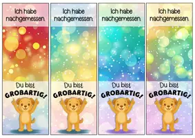 Vorschau - Anderer Materialtyp - Hundeklasse Motivationskärtchen für ein Lineal - Seite 2