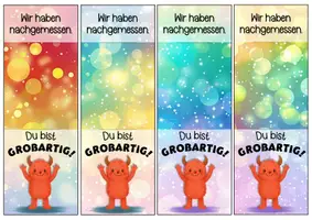 Vorschau - Anderer Materialtyp - Monsterklasse Motivationskärtchen für Lineale - Seite 3