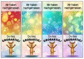 Vorschau - Anderer Materialtyp - Okapiklasse Motivationskärtchen für Lineale - Seite 3