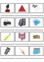 Vorschau - Mal- und Bastelvorlagen - Wörterliste Buchstabe D - DaZ/DaF, Deutsch (Grundschule) Kartenspiel - Seite 3