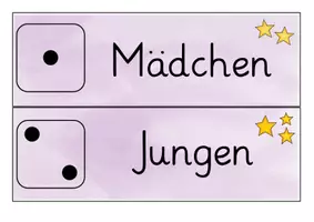 Vorschau - Spiele - Würfellesen (allein, mit Partner oder in der Gruppe) - Seite 1