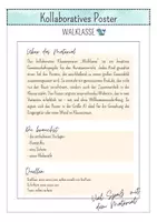Vorschau - Arbeitsblätter - Kunstprojekt Walklasse - Kooperatives Klassenposter - Seite 1