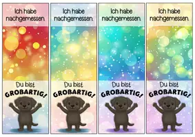 Vorschau - Anderer Materialtyp - Labradorklasse Motivationskärtchen für Lineale - Seite 2