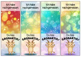 Vorschau - Anderer Materialtyp - Steinbockklasse Motivationskärtchen für Lineale - Seite 2