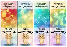 Vorschau - Anderer Materialtyp - Steinbockklasse Motivationskärtchen für Lineale - Seite 3