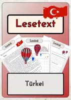 Vorschau - Arbeitsblätter - Leseverständnis - Türkei + Lösungen - Deckblatt