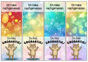 Vorschau - Anderer Materialtyp - Wolfklasse Motivationskärtchen für Lineale - Seite 2