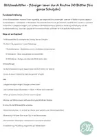 Vorschau - Arbeitsblätter - 40 Blitzleseblätter für das ganze Schuljahr - Seite 1