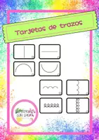 Vista previa - Hojas de trabajo - PLANTILLAS DE DISTINTAS LINEAS DE TRAZOS. - Portada