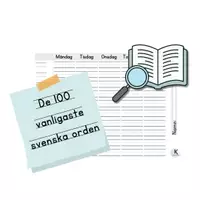 förhandsvisning - 100 vanligaste svenska orden - försättsblad