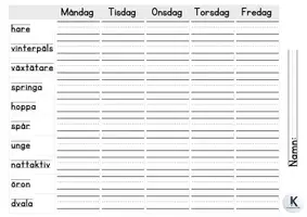 förhandsvisning - Svenska djur - sida 1