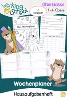 Vorschau - Arbeitsblätter - Wochenplaner Otterklasse (Hausaufgabenheft Otter) - Deckblatt