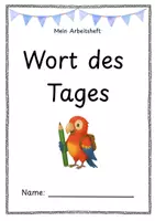 Vorschau - Arbeitsblätter - Wort des Tages, Arbeitsheft, Tafelmaterial - Seite 2