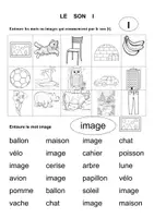 Aperçu - Apprentissages en autonomie - LE SON I (maternelle, CP, inclusion) - Page de couverture