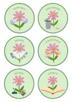 Voorbeeld - Takenbord thema bloem - Voorblad