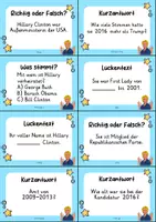 Vorschau - Arbeitsblätter - Hillary Clinton MEGABUNDLE Materialpaket - Wissenskartei, Lückentext, Steckbrief, Suchsel, Quizkarten - Seite 3