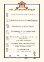 Vorschau - Merkblätter - Lernwörtertrainingsplan Otterklasse - Seite 2