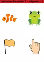 Vorschau - Unterrichtsreihen - Materialpaket - Buchstabe F XXL Paket Wortschatzpaket - DaZ/DaF, Deutsch, Sachunterricht (Grundschule) - Seite 2