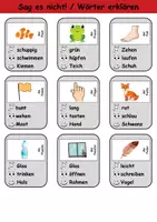 Vorschau - Spiele - Sag es nicht Buchstabe F - DaZ/DaF, Deutsch (Spiel) - Seite 1