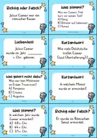 Vorschau - Arbeitsblätter - Julius Caesar MEGABUNDLE Materialpaket - Wissenskartei, Lückentext, Steckbrief, Suchsel, Quizkarten - Seite 2