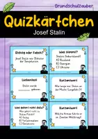 Vorschau - Arbeitsblätter - Josef Stalin MEGABUNDLE Materialpaket - Wissenskartei, Lückentext, Steckbrief, Suchsel, Quizkarten - Seite 1