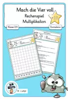 Vorschau - Arbeitsblätter - Mach die Vier voll - Multiplikation mit 10er Reihe - Deckblatt
