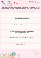 Vorschau - Anderer Materialtyp - Brief zur Einschulung – wieder öffnen am Schulabschluss - Seite 2