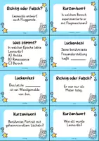 Vorschau - Arbeitsblätter - Leonardo da vinci MEGABUNDLE Materialpaket - Wissenskartei, Lückentext, Steckbrief, Suchsel, Quizkarten - Seite 3
