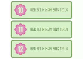 Voorbeeld - Boekenlegger thema bloem - Pagina 3