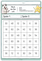 Vorschau - Spiele - Mach die Vier voll 2- Multiplikation mit 6er Reihe - Seite 3