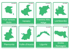 anteprima - Flashcard - Regioni e capoluoghi di regione (scelta multipla) - Pagina 1