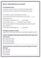 anteprima - Esercizi - Comprendere il significato letterale e simbolico della poesia "The Tyger": individuare metafore e immagini chiave - Pagina 2