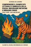 anteprima - Esercizi - Comprendere il significato letterale e simbolico della poesia "The Tyger": individuare metafore e immagini chiave - Pagina di copertina