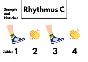Vorschau - Stationenlernen - 10 Bodypercussion-Rhythmen: A4-Bildkarten und Bausteine - Seite 3