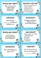 Vorschau - Quiz - Marie Curie Quizkarten - 24 Quizkärtchen | Quiz | Berühmte Persönlichkeiten - Seite 3