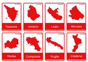anteprima - Flashcard - Regioni e province per ogni regione - Pagina 3