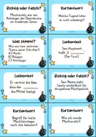 Vorschau - Spiele - Niccolò Machiavelli MEGABUNDLE Materialpaket - Wissenskartei, Lückentext, Steckbrief, Suchsel, Quizkarten - Seite 3