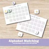 Προεπισκόπηση - Άλλος τύπος υλικού - Alphabet letter match - Εξώφυλλο