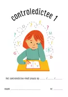 Voorbeeld - Huistaakbundel controledictee 1 (Tijd voor taal accent 3) - Voorblad