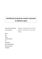 Vorschau - Stundenentwürfe - Lehrprobe Sport Floorball Unihockey - Unterrichtsentwurf Grundschule - Seite 2
