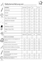 Vorschau - Anderer Materialtyp - Selbsteinschätzung Zeugnis 4.Klasse - Deckblatt