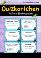 Vorschau - Quiz - 50 berühmte Persönlichkeiten Materialpaket Quizkarten - 24 Quizkärtchen | Quiz - Seite 1