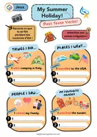 Aperçu - Jeux - Mes vacances d’été (activité/jeux) - Page de couverture