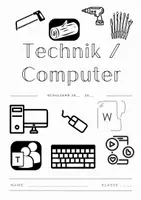 Vorschau - Arbeitsblätter - Deckblatt für den Hefter in Technik/Computer & Informatik - Seite 1