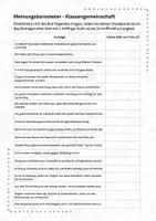 Vorschau - Arbeitsblätter - Meinungsbarometer „Klassenregeln und Klassengemeinschaft“ - Seite 1